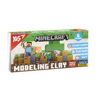 Пластилін 6 кольорів 120 грам Minecraft YES, 540650