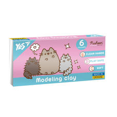 Пластилін 6 кольорів 120 грам Pusheen YES, 540651