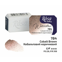 Фарба акварельна кобальтовий коричневий кювета 2,5 мл Rosa Gallery, 343784