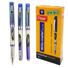 Ручка кулькова синя 10 км Writo-meter 743 Flair original, 300010