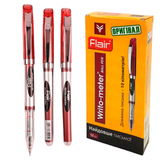 Ручка кулькова червона 10 км Writo-meter 743 Flair original, 9063121