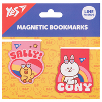 Закладки магнітні 2 штуки Line Friends Sally and Cony YES, 708108