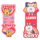 Закладки магнітні 2 штуки Line Friends Sally and Cony YES, 708108