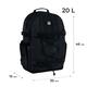 Рюкзак GoPack Education Teens чорний GO25-186L-1, 69909