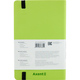 Книга записна А5 крапка 96 аркушів салатова Partner Soft Axent 8312-09-A, 43156