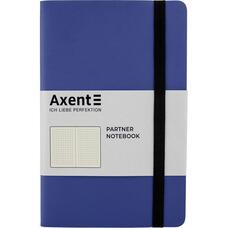 Книга записна А5 125х195 мм крапка 96 аркушів синій темний Partner Soft Axent 8312-02-A, 43165