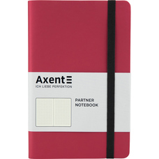 Книга записна А5 крапка 96 аркушів червона Partner Soft Axent 8310-05-A, 43155