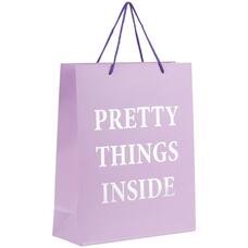 Пакет подарунковий 32x26x10 см паперовий Pretty things inside Axent 8502-27-A, 69566