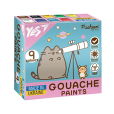 Гуаш 9 кольорів по 20 мл Pusheen Yes, 230401