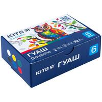 Гуаш 6 кольорів по 20 мл Kite Classic K-062, 67686