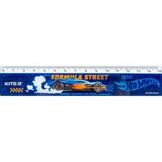 Лінійка пластикова 15 см Kite Hot Wheels HW24-090, 67424