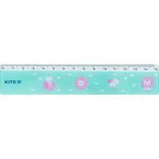Лінійка пластикова 15 см Kite Rainbow Catcorn K24-090-2, 67427