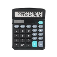 Калькулятор настільний 16х12 см 12 розрядів Dexin DX KK-837B, 237216
