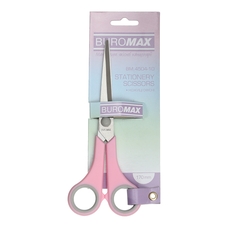 Ножиці офісні Pastel 170 мм гумові вставки в кільцях Buromax BM.4504-10, 900456