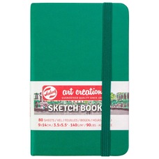 Блокнот для графіки Talens Art Creation А6 80 аркушів Forest Green Royal Talens, 9314331