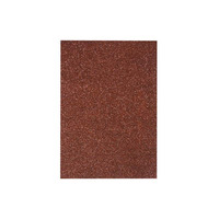 Фоаміран коричневий з глітером 2 мм 20x30 см Eva foam ООПТ 7947, 115535