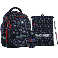 Рюкзак з наповненням пенал сумка для взуття Kite Transformers SETTF24-700M, 67213