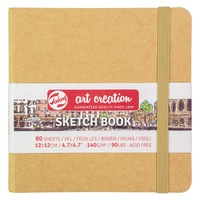 Блокнот для графіки Talens Art Creation 12х12 см 80 аркушів Kraft Royal Talens, 9314434