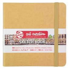 Блокнот для графіки Talens Art Creation 12х12 см 80 аркушів Kraft Royal Talens, 9314434