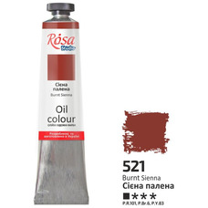 Фарба олійна сієна палена 45 мл Rosa Studio, 327521