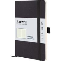 Книга записна А5 125х195 мм клітинка 96 аркушів чорна Partner Soft Skin Axent 8616-01-A, 60466