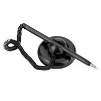 Ручка кулькова на підставці з клейовим шаром синя Desk pen Axent Delta DB2070-02, 39046