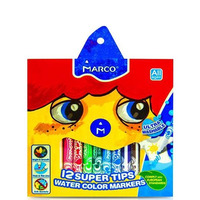 Фломастери Marco Super Washeble 12 кольорів 1630-12CB, 914926