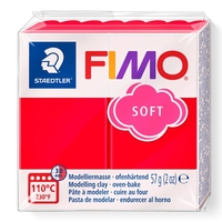 Полімерна глина Fimo Soft індійська червона 57 грам Staedtler, 802024