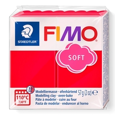 Полімерна глина Fimo Soft індійська червона 57 грам Staedtler, 802024