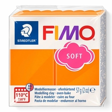 Полімерна глина Fimo Soft помаранчева 57 грам Staedtler, 802042