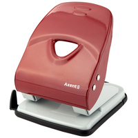 Діркопробивач металевий 40 аркушів червоний Exakt-2 Axent 3940-06-A, 15895