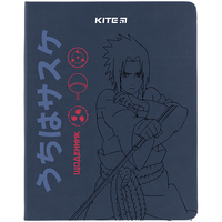 Щоденник шкільний мяка обкладинка PU Kite Naruto NR24-283, 67517