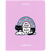 Щоденник шкільний тверда обкладинка PU Kite Be Kind K24-264-2, 67504