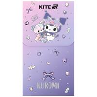 Блокнот на магніті 60 аркушів клітинка Kite Kuromi HK24-092-2, 69918