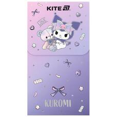 Блокнот на магніті 60 аркушів клітинка Kite Kuromi HK24-092-2, 69918