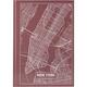 Книга записна А4 Axent Maps New York 96 аркушів клітинка тверда обкладинка 8422-543-A, 43050