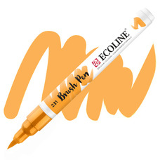 Пензель-ручка акварельна Royal Talens Ecoline Brushpen вохра золотиста (231), 11502310