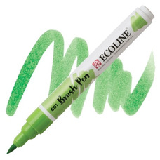 Пензель-ручка акварельна Royal Talens Ecoline Brushpen зелена світла (601), 11506010