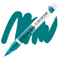 Пензель-ручка акварельна Royal Talens Ecoline Brushpen зелена блакитна (640), 11506400