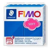 Полімерна глина Fimo Soft синя 57 грам Staedtler, 802037