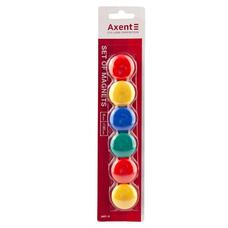 Набір магнітів круглих діаметр 30 мм 6 штук Axent 9821-A, 21566