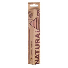 Набір олівців графітових Marco Natural Jambo 6 штук HB з підстругачкою 6050-6CB, 904897