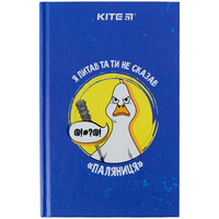 Блокнот А6 80 аркушів клітинка тверда обкладинка Kite Паляниця K22-199-5, 64622