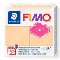 Полімерна глина Fimo Soft персикова пастельна 57 грам Staedtler, 8020405