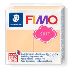 Полімерна глина Fimo Soft персикова пастельна 57 грам Staedtler, 8020405