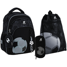 Рюкзак з наповненням пенал сумка для взуття Kite Football SETK25-763M-2, 70576