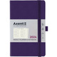 Щотижневик датований 2024 рік Axent Soft Diamond 125х195 мм фіолетовий 8518-24-11-A, 65659