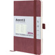 Щотижневик датований 2024 рік Axent Soft Nuba 125х195 мм сливовий 8517-24-58-A, 65653