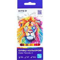 Олівці кольорові двосторонні 12 штук 24 кольори Kite Classic K-054, 67681