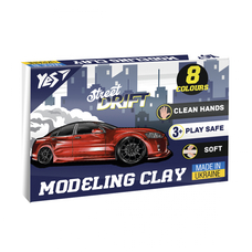 Пластилін 8 кольорів 160 грам Drift King YES, 540660